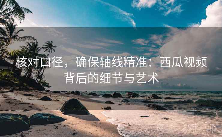 核对口径，确保轴线精准：西瓜视频背后的细节与艺术  第1张